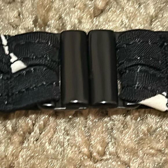 La Roche Women's L Tropical Print Bikini Set Black White Underwire Swimsuit New - Picture 9 of 11